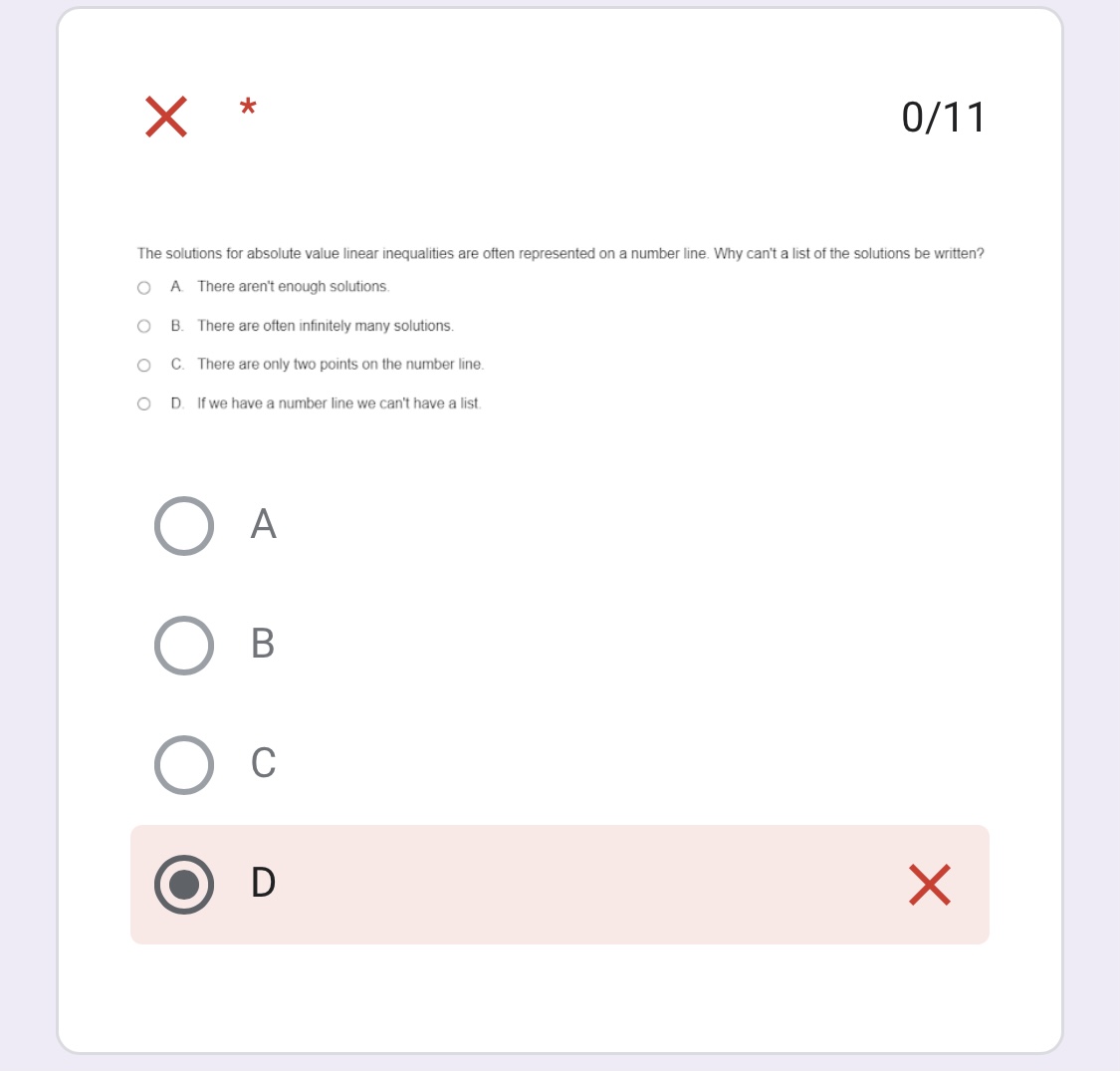 absolute value of the expression is different from the value of the