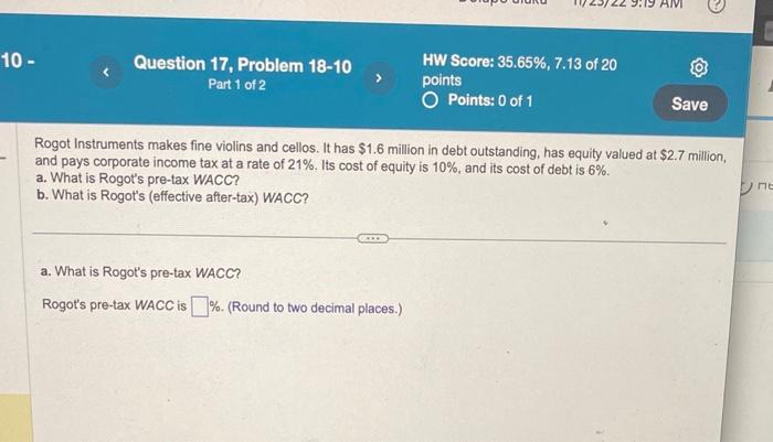  Rogot instruments makes fine violins and cellos. It has $1.6 million