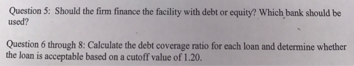 new production facility at a cost of $4,000,000 (payable today). Management believes