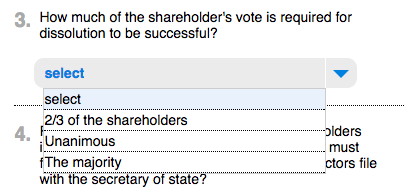 of dissolving the corporation because the last business venture they took part