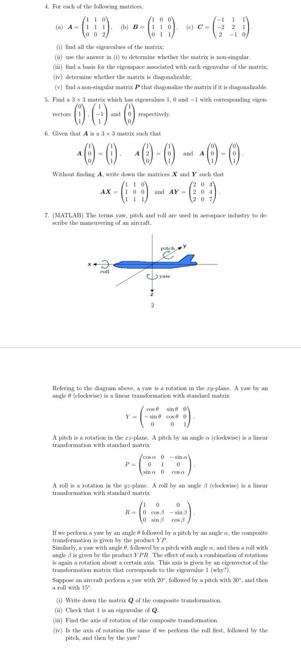 I need help to solve these questions (Question 4 - 7) with