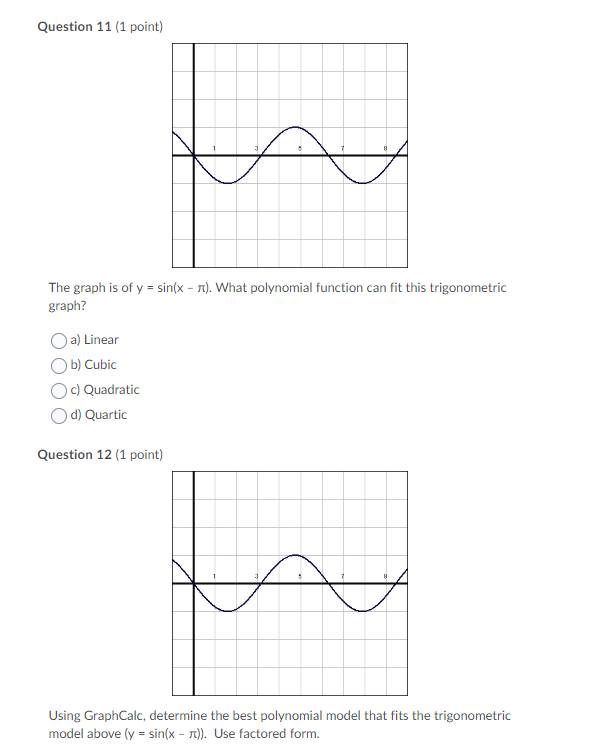 Chose the correct multiple choice question and explain why and solve the