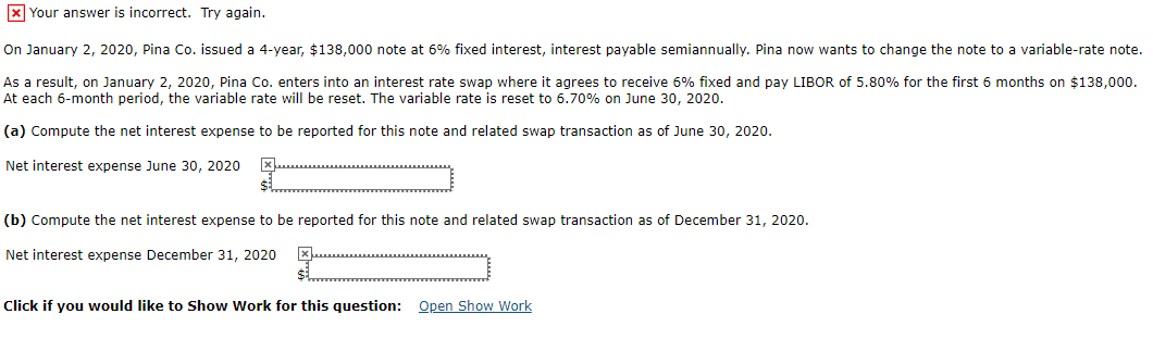 2, 2020, Ayayai Company issues a 5-year, $12,700,000 note at LIBOR, with