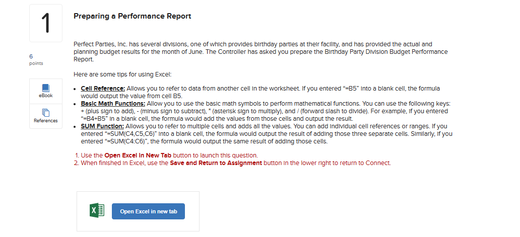 PLEASE SHOW ALL FORMULA"S!!!!!!PLEASE SHOW ALL FORMULA"S!!!!!! Preparing a Performance Report Perfect