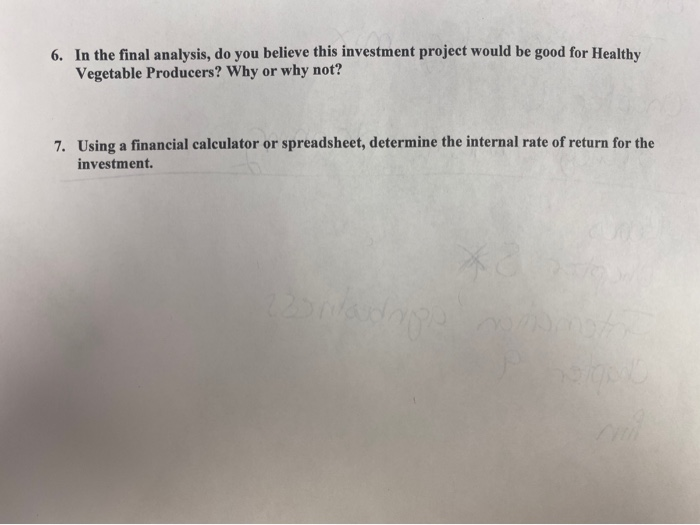 Vegetable Producers grow a variety of vegetables to sell to a major