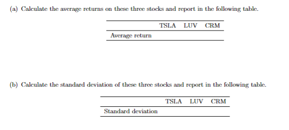 return is related to their volatility. In particular, we use historical prices