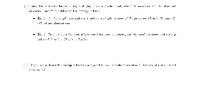 to their volatility. In particular, we use historical prices of the following