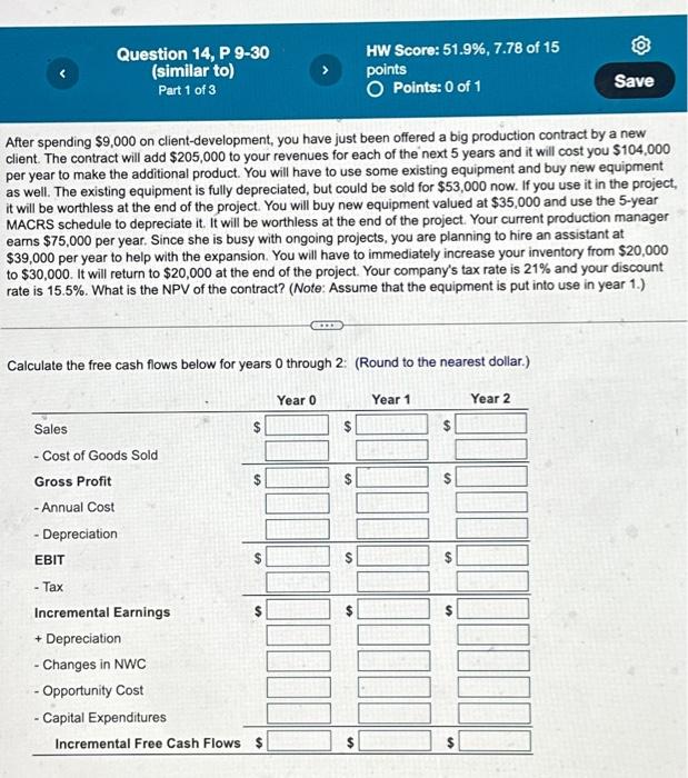  After spending $9,000 on client-development, you have just been offered a