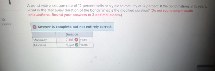 for the work you have completed so far. It does not indicate