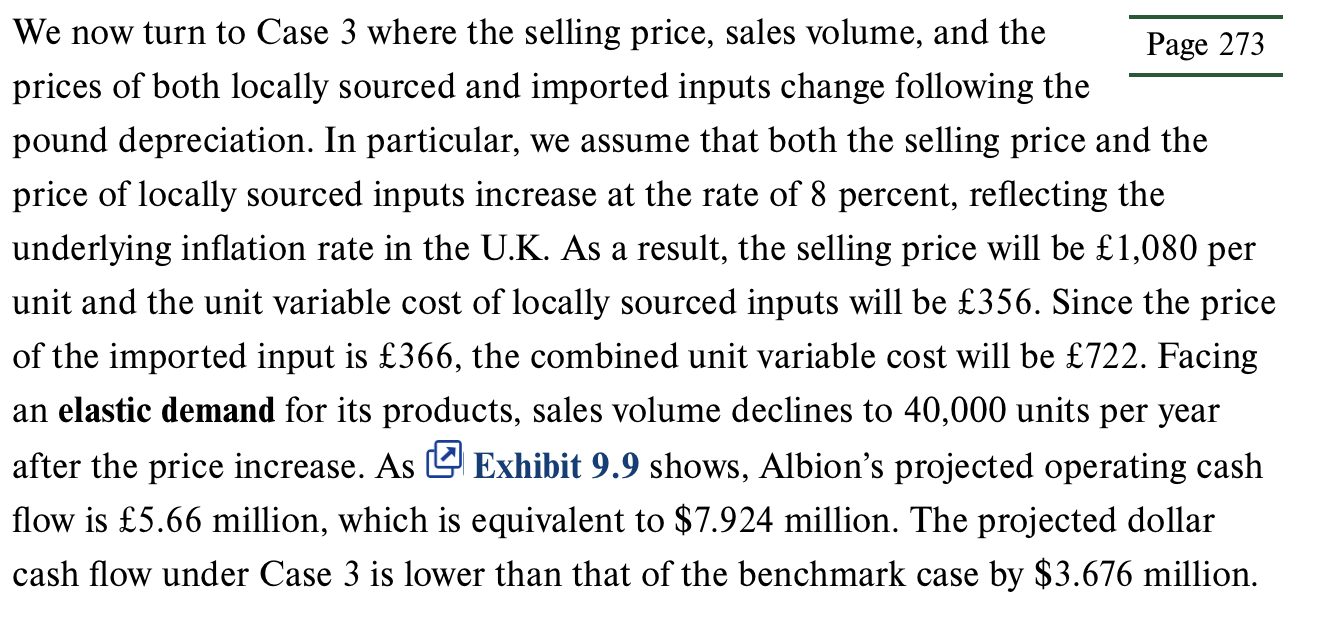 of $1.60/, the imported part costs 320. We now turn to Case