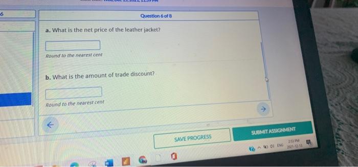 Wed, Dec 15, 2021, 11:59 PM Question 6 of 8 Towards the