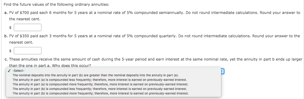 she received during the year. a. What is the dollar amount of