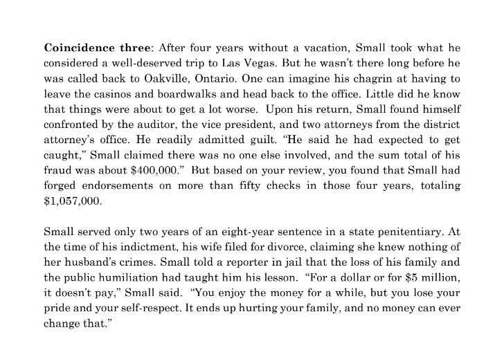  What type of fraud is shown here, explain using examples 