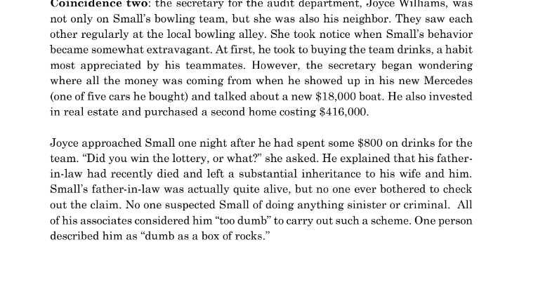  What type of fraud is shown here, explain using examples 