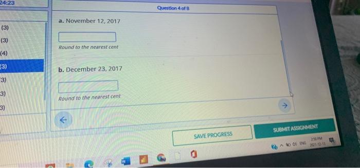 Dec 15,2021. 11:59 PM Question 4 of 8 Sunglow Company received an