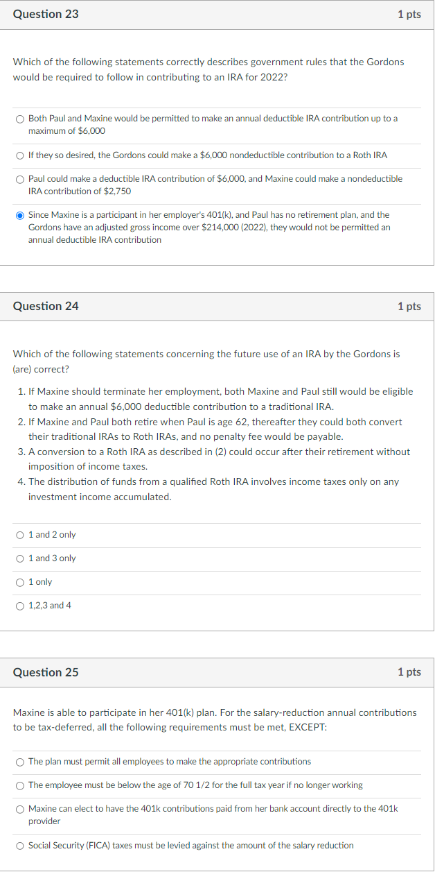 Gordon and his wife, Maxine, are in their mid-forties. They live in