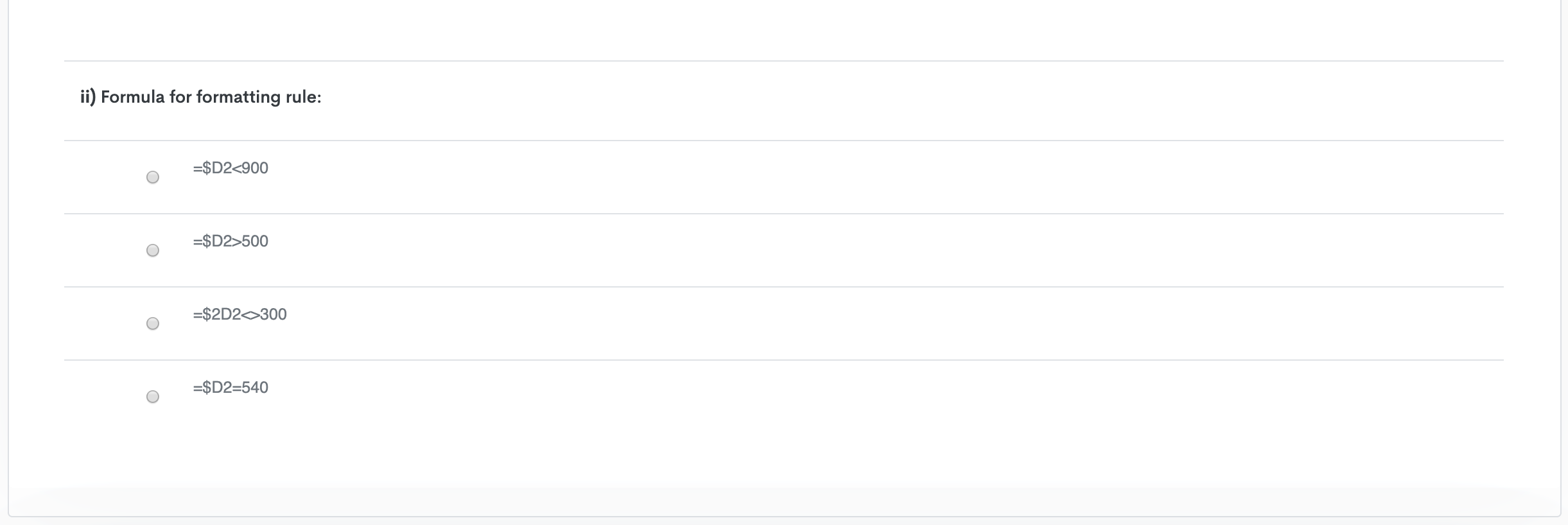 is important, We can apply multiple Conditional Formatting to a single columns
