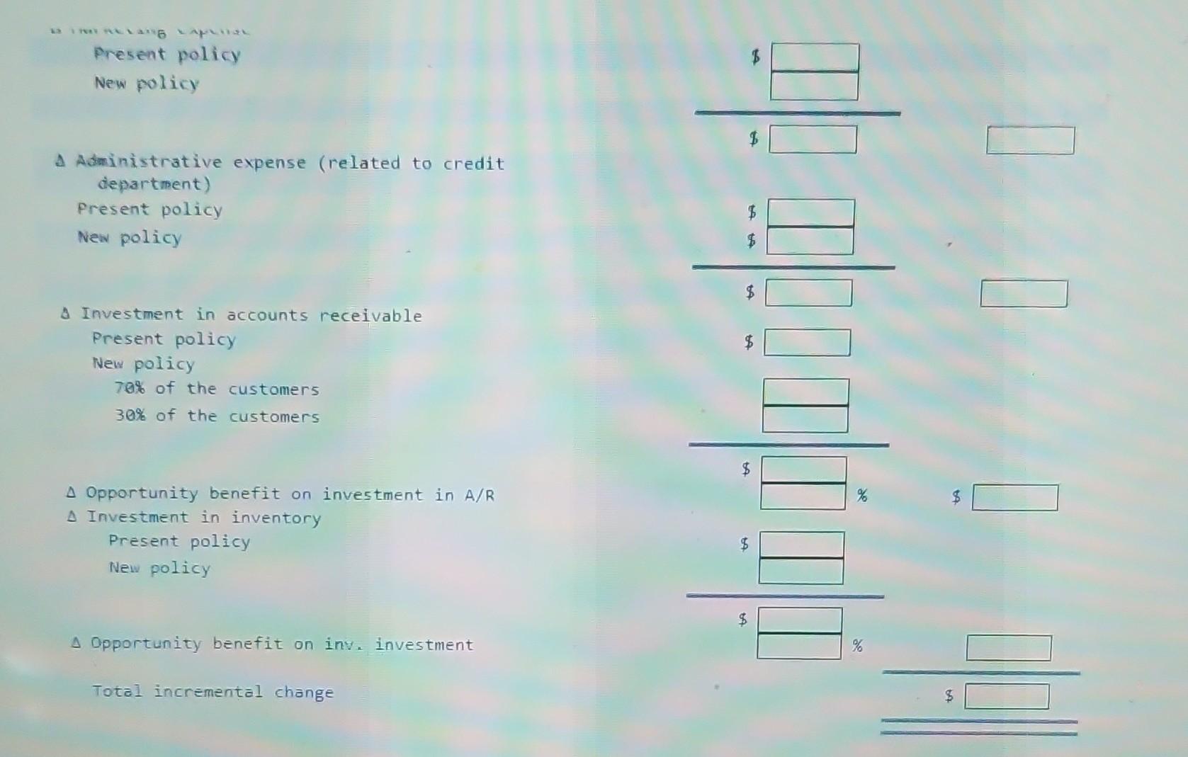 company is considering adjusting its marketing strategy. At present, all sales to