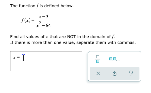Please help with this problem. Thank you! The function f is defined