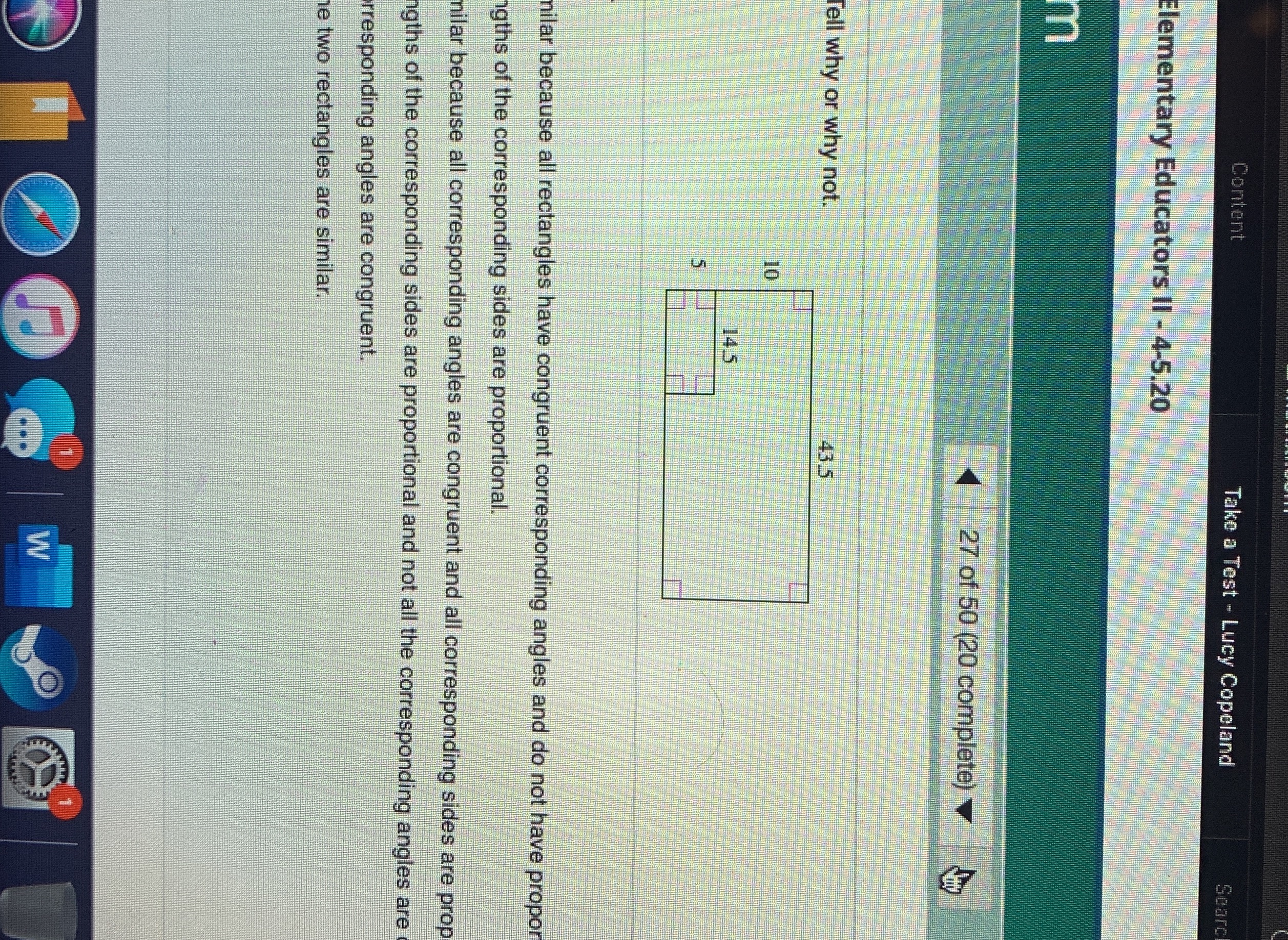 Any help please Content Take a Test - Lucy Copeland Scare Elementary