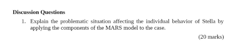 Please answer question 1 with references and citations. \f