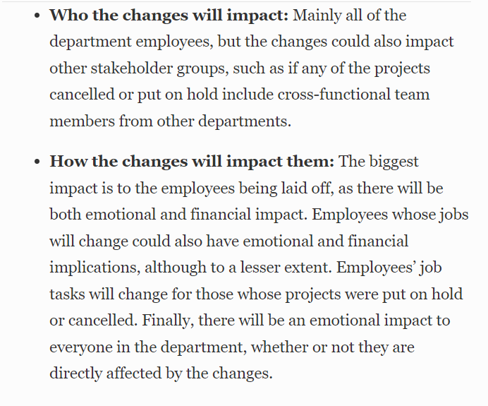 in your organization, and(c) As a leader, how would you overcome this