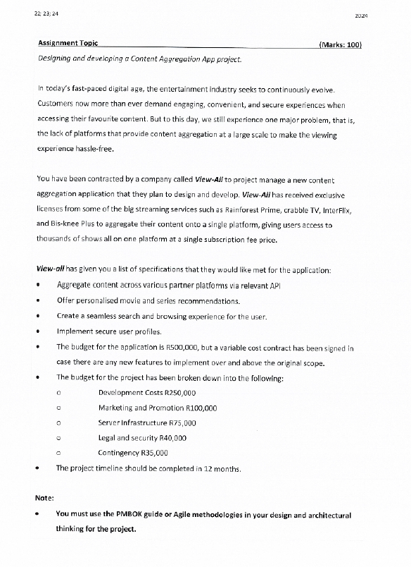 graphic chart work breakdown structure (WBS) to depict the decomposition of the