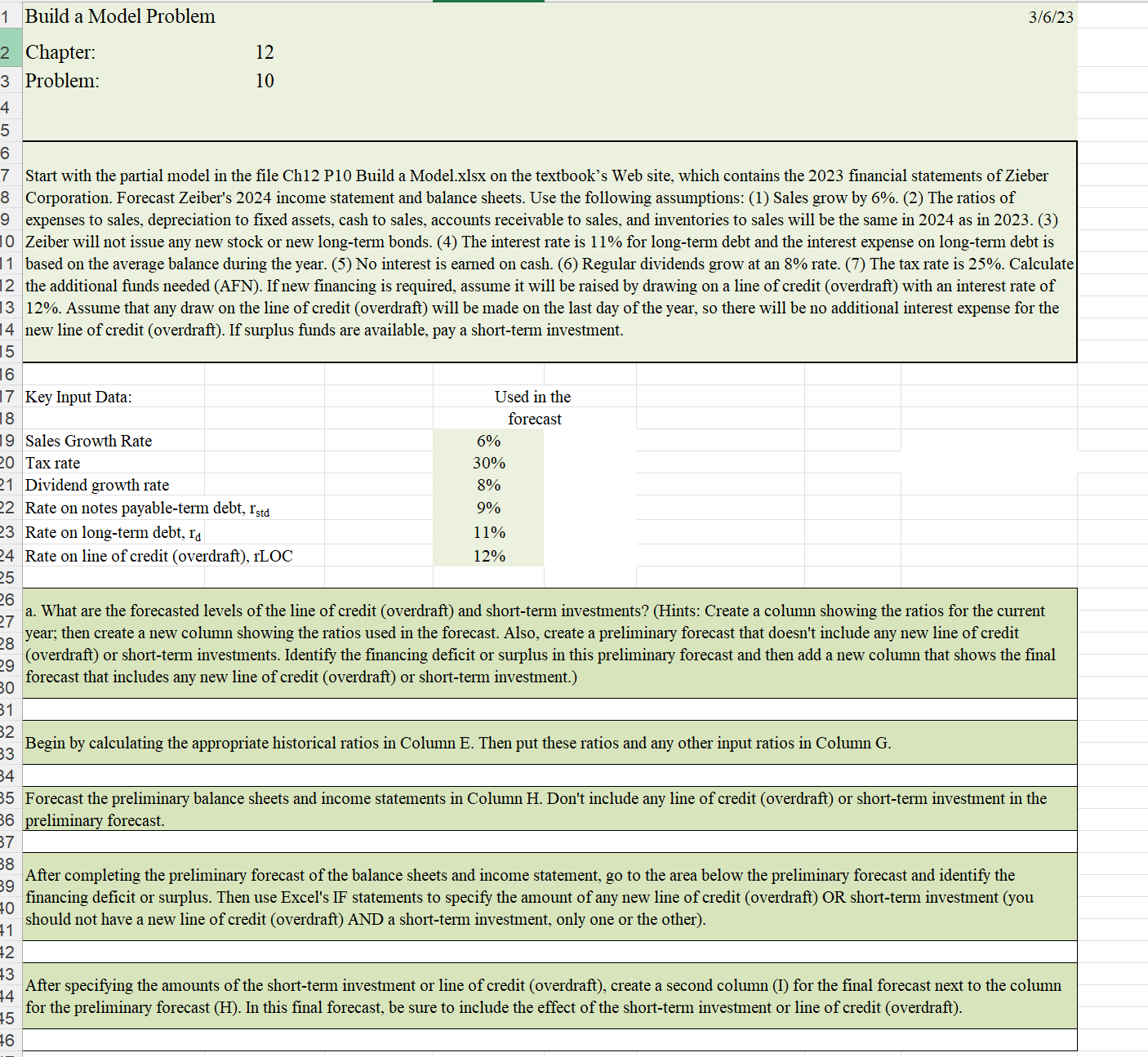 of how each answer was gotten. The question starts from the bottom