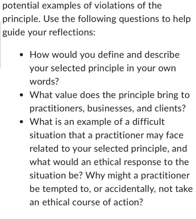 the purpose, terminology, and repercussions of professional misconduct. The American Institute of