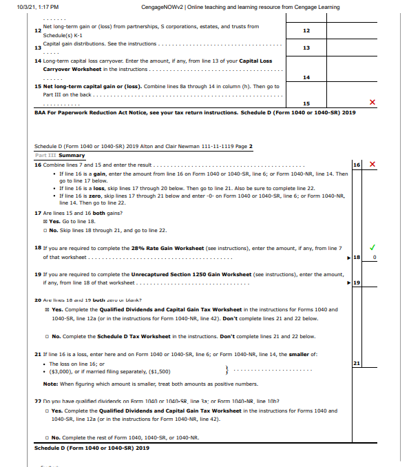 benefits of $10,000. Both Alton and Clair are covered by Medicare. Alton's