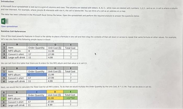 urgent and row intersect. Foc example, where column b intersects with row