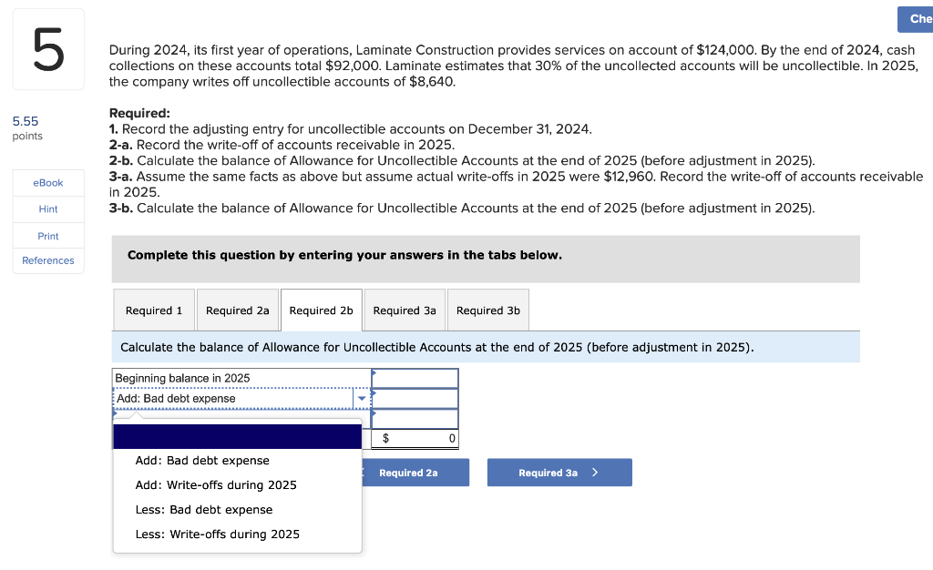 account of $124,000. By the end of 2024 , cash collections on