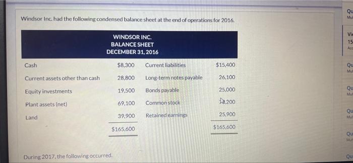  prepare statement of cash flows using indirect method and a condensed