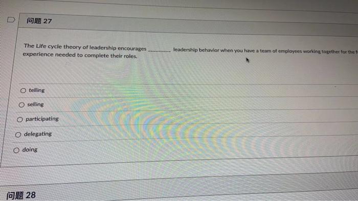 mentoring O promotion O ASA framework socialization O orientation lo 26 o