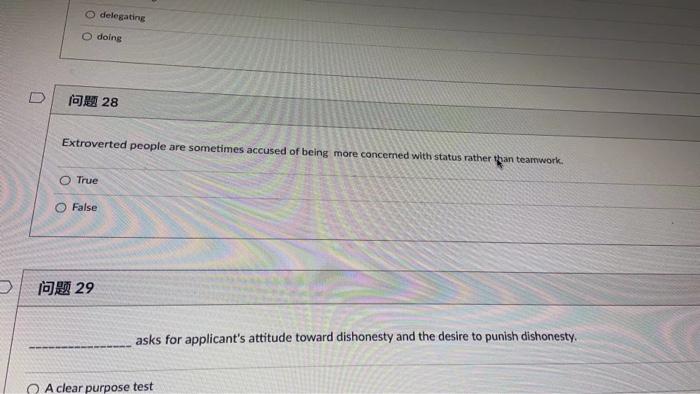 orientation fa 26 Which trait can be judged by watching someone from