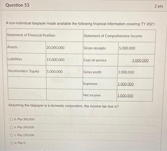 PLS ANSWER NOW I PROMISE TO LIKE YOUR ANSWER Question 53 2