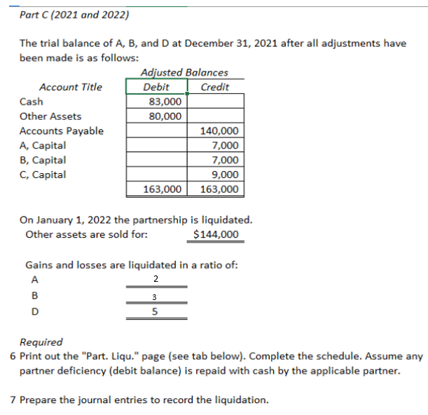 a law firm. You have been engaged as accountant to prepare financial