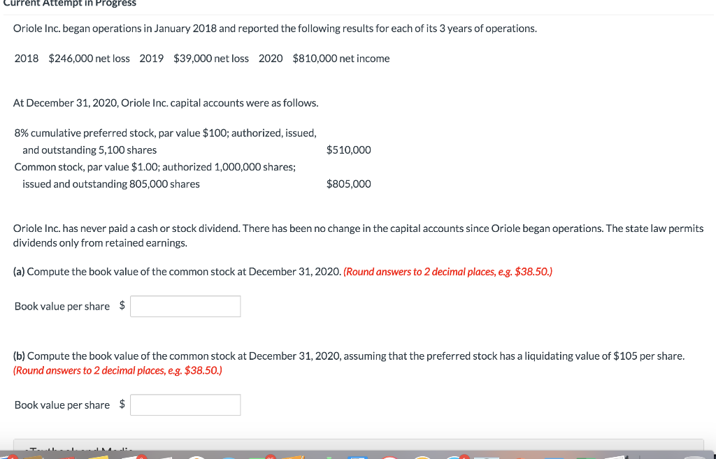 Current Attempt in Progress Oriole Inc. began operations in January 2018