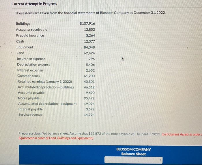  Current Attempt in Progress These items are taken from the financial