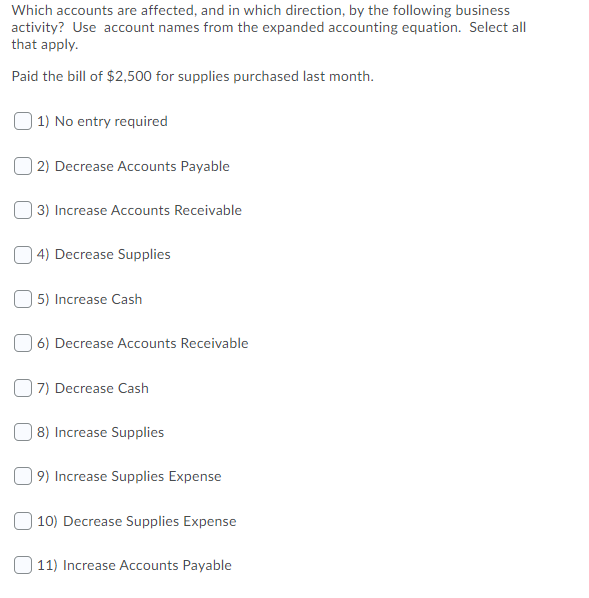 for $60 using a credit card. 1) No entry required 2) Increase