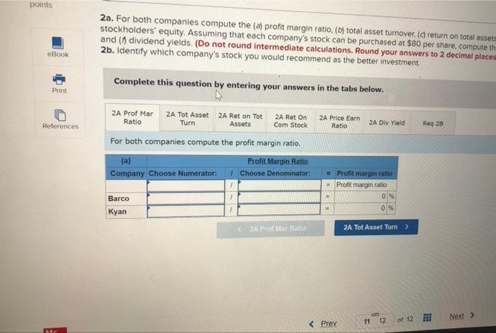 [The following information applies to the questions displayed below) Summary information from
