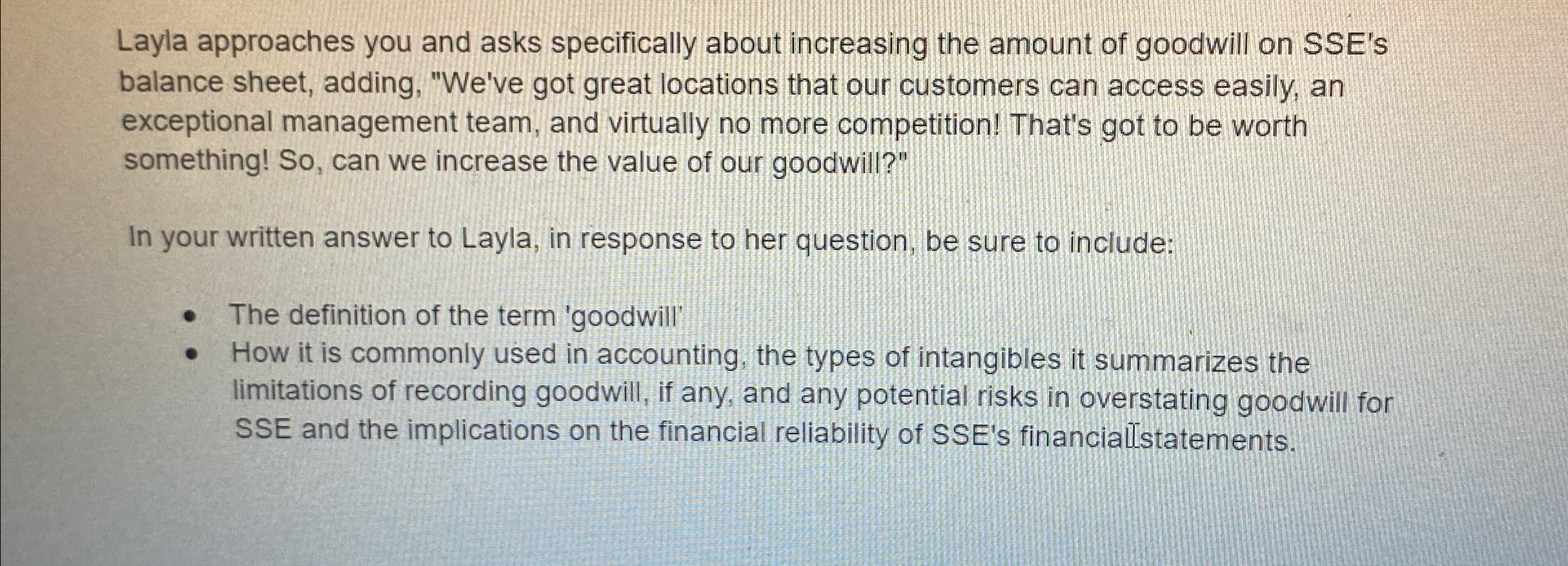  SandStone Enterprises Case Study Part 1- Application/Communication SandStone Enterprises (SSE) was