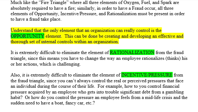 at his company. Then a situation recently happened that the supervisor has