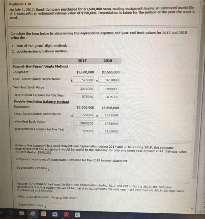 pease solve in excel with explanation and formula Problem 134 On July