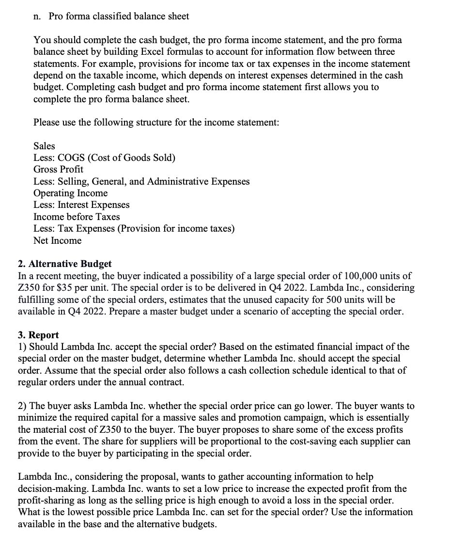 another sheet for requirement 2. Prepare a 1-page report for requirement 3.