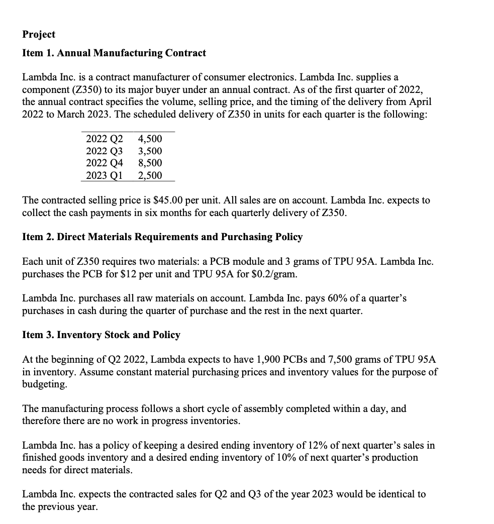 assignment must be submitted online. You must upload your Excel spreadsheet and