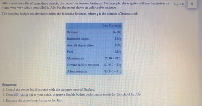 a Report, Prepare a Performance Report 1091,109-2, L09-3, 409-4 Tip Top Flight