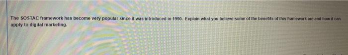  It should be 100 words minimum. The SOSTAC framework has become