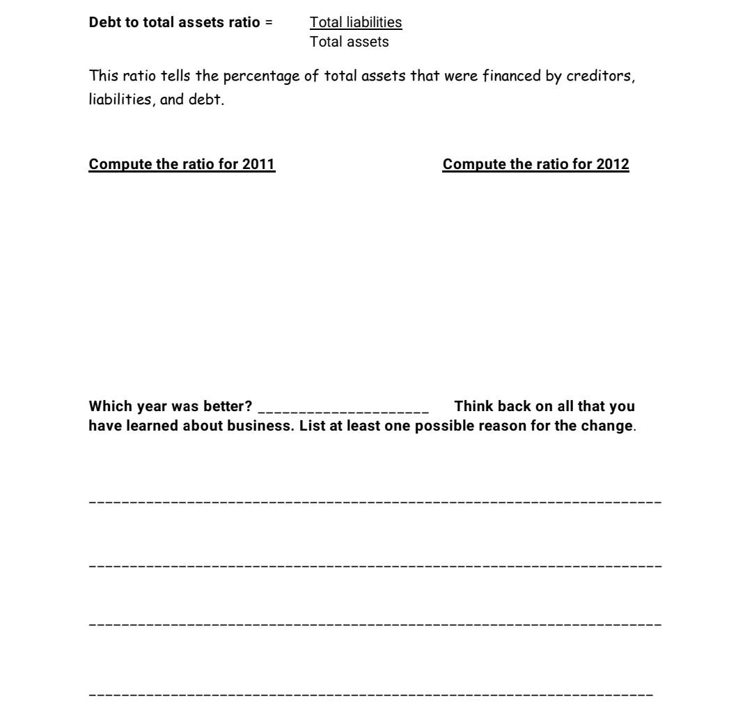 words, determine the year that had the better performance. 3. Provide an