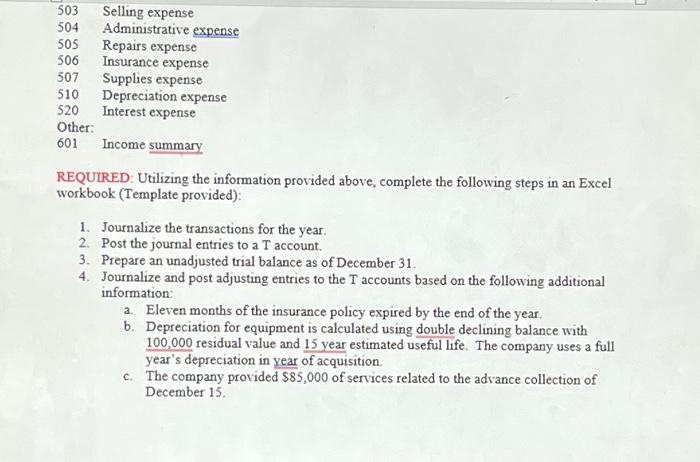 31 4. journalize and post adjusting entries to the T accounts based